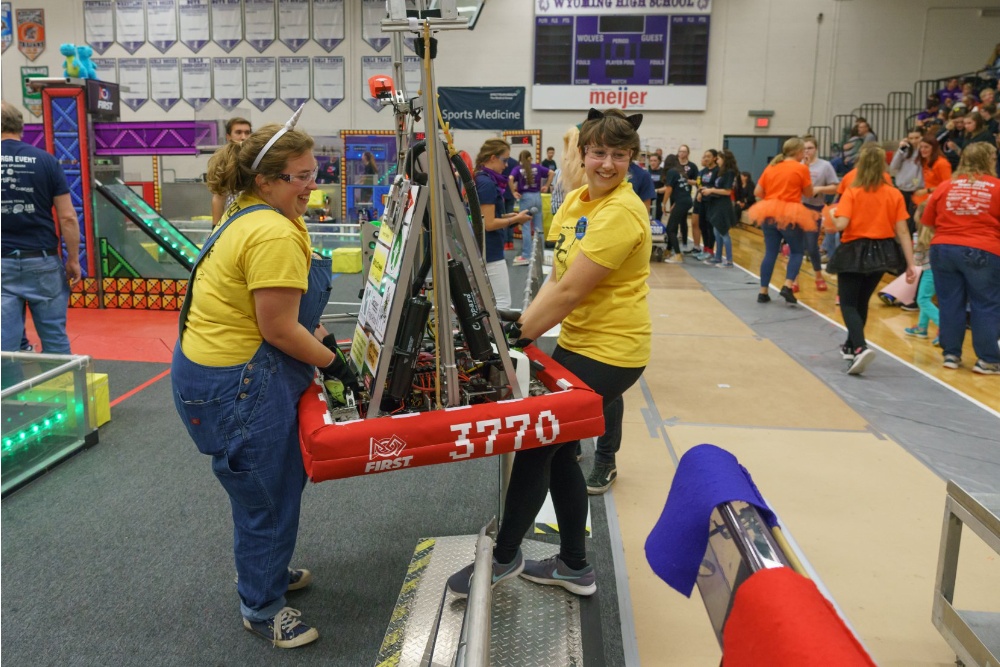 Robotics Competition Aims to Steer Girls to STEM Careers